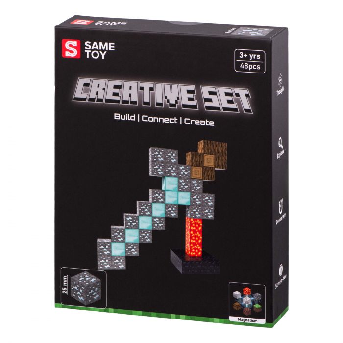 Конструктор магнітний Same Toy Creative Set Sword 48ел
