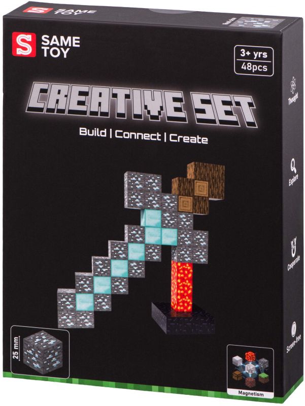 Конструктор магнітний Same Toy Creative Set Sword 48ел