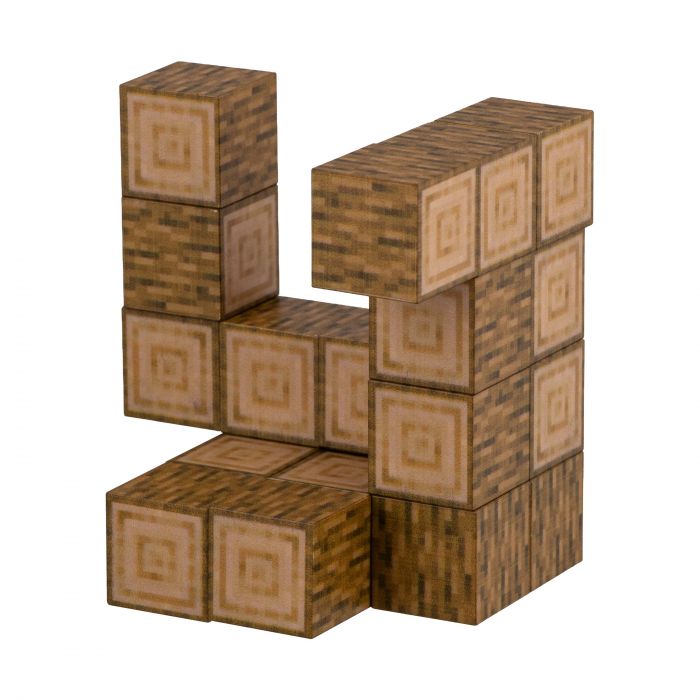 Конструктор магнітний Same Toy Creative Set Wood 20ел
