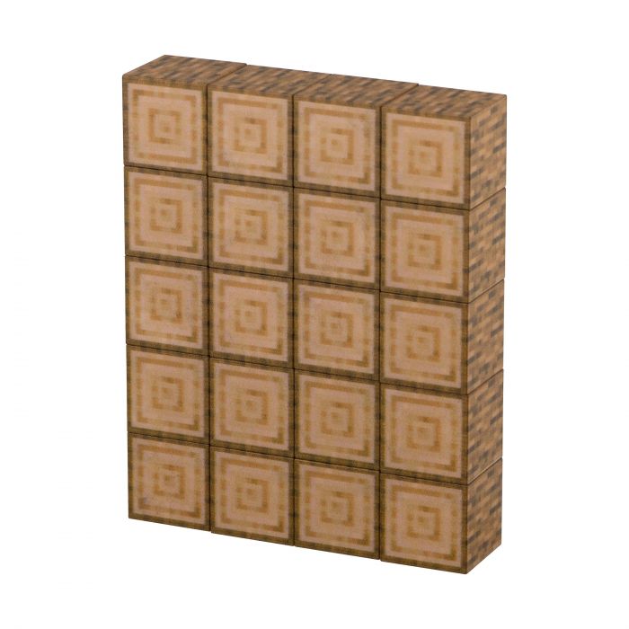 Конструктор магнітний Same Toy Creative Set Wood 20ел