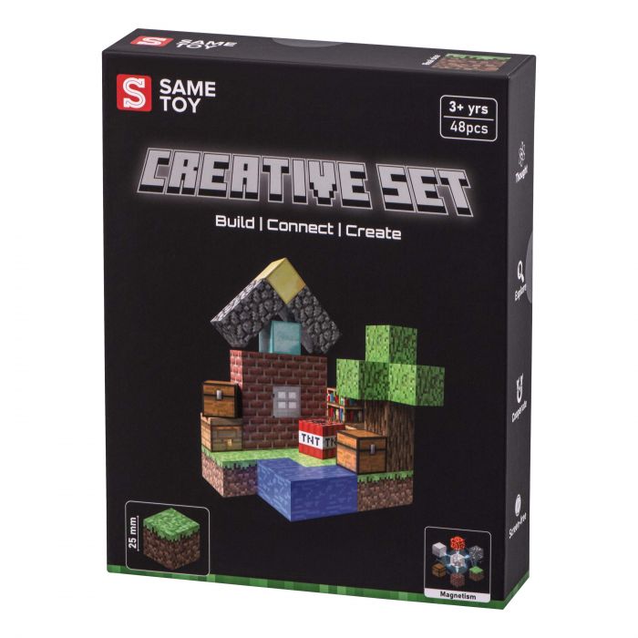 Конструктор магнітний Same Toy Creative Set Patio 48ел