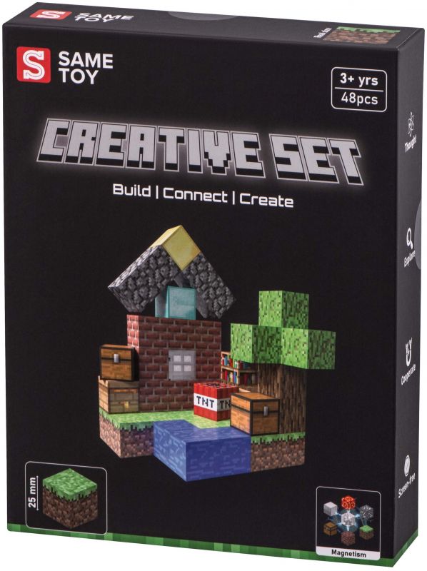 Конструктор магнітний Same Toy Creative Set Patio 48ел