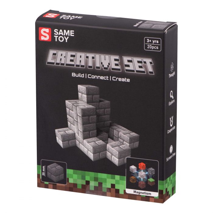 Конструктор магнітний Same Toy Creative Set Stone 20е