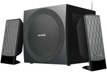 Акустична система MICROLAB M-300U 2.1, 38W, mini-jack/USB/SD/FM, чорний