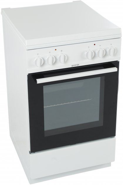 Плита Gorenje електрична , 68л, 50x60см, гриль, білий