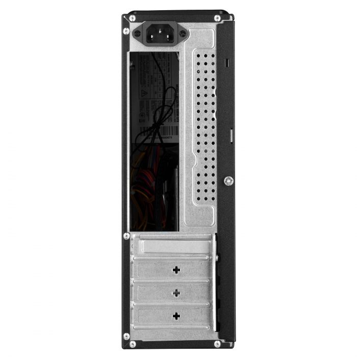 Корпус 2E S616-400 з БЖ 2E 400W-SFX, 1xUSB3.0, 1xUSBType-C, 1x80мм, Micro ATX/ Desktop, чорний