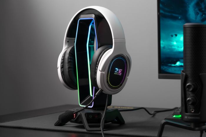 Гарнітура ігрова 2E GAMING HG330, 7.1, USB-A, RGB, 2м, білий