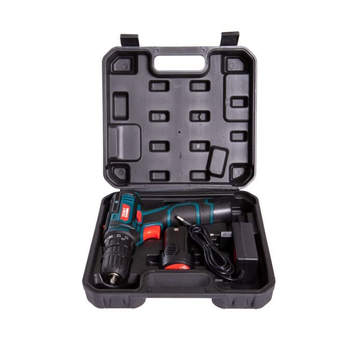 Шурупокрут-дриль акумуляторний Зеніт ЗША-12 Р2 Li 12В 2х1.3А·год 26Нм 400·1400об/хв 1кг