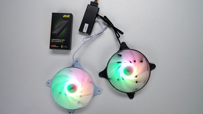 Контролер 2E GAMING CONTR-V ARGB 10 fans 4pin, SATA +5V 3pin, пульт