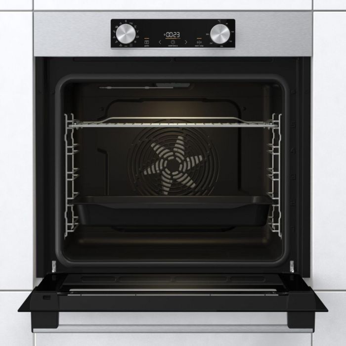 Комплект Gorenje (духовка електрична BO6737E02XK + варильна поверхня газова G642ABX), 743550, нерж.