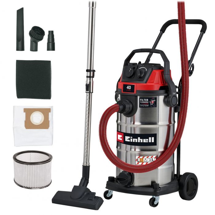 Пилосос професійний Einhell TE-VC 4090 SACL 1150Вт 225мБар 40л 10.1кг