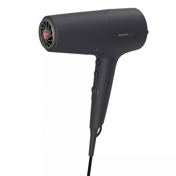 Фен Philips 5000 Series, 2100Вт, 3 режими, іонізація, хол. обдув, темно-сірий