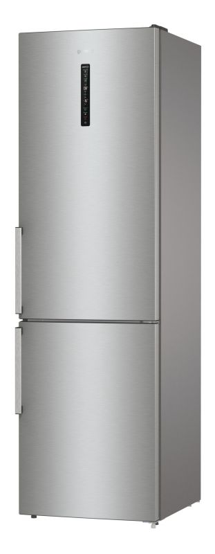 Холодильник з нижн. мороз. камерою Gorenje NRC6204SXL5M, 178х66х60см, 2 двері, 255( 106)л, А++, NF+, Інв. , Зона св-ті, Зовн. Ди