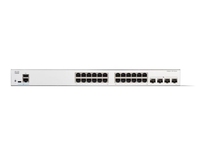 Комутатор Cisco Catalyst 1300 24xGE, 4x10G SFP+