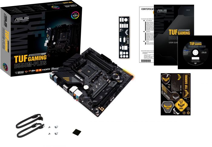 Материнcька плата ASUS TUF GAMING B550M-PLUS sAM4  B550 4xDDR4 M.2 HDMI DP mATX