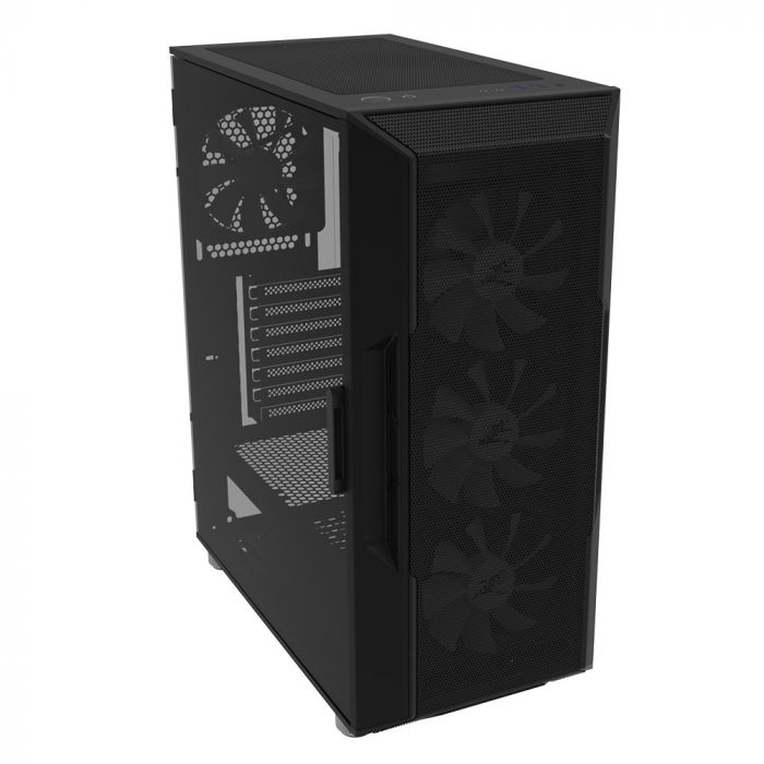 Корпус Zalman I3 Neo без БЖ, 1xUSB3.0, 2xUSB2.0, 4x120мм RGB, VGA 355мм, LCS ready, TG Side Panel, ATX, чорний