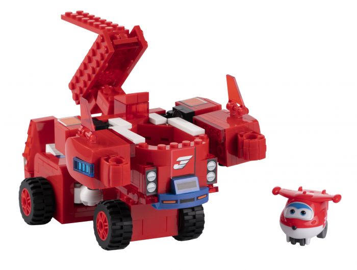 Конструктор-трансформер Super Wings Small Blocks 2в1 Buildable Transforming Vehicle Джетт (Jett)