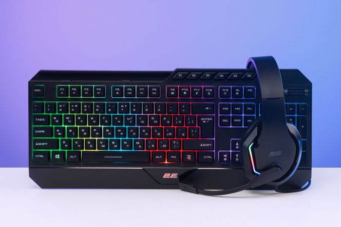 Гарнітура ігрова 2E GAMING HG315, 7.1, USB-A, RGB, 2м, чорний