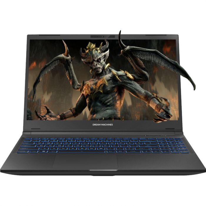 Ноутбук Dream Machines RG4060-15 15.6FHD IPS, Intel i5-13500H, 16GB, F1TB, NVD4060-8, DOS, чорний