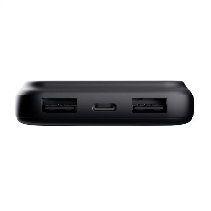 Акумулятор портативний літій-іонний power bank Trust Avala, 10000мА·год, 2хUSB-A/USB-C, 20W, PD/QC 3.0, чорний