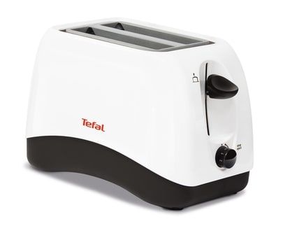 Тостер Tefal Delfini 850Вт, пластик, біло-чорний