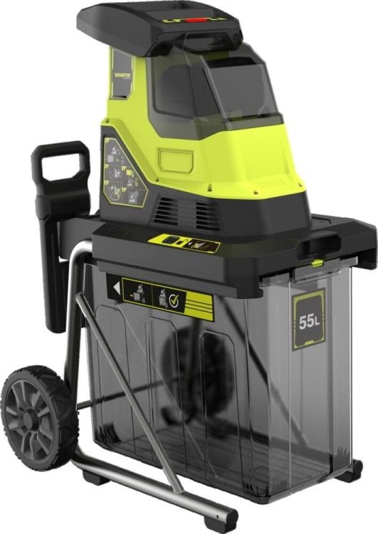 Подрібнювач садовий акумуляторний Max Power Ryobi RY36SHX40-0 36В 40мм 55л 18кг (без АКБ та ЗУ) фреза низькошумний