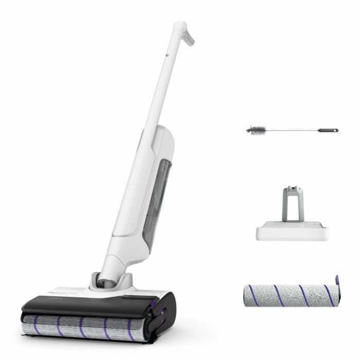 Пилосос Rowenta безпровідний миючий X-Clean 10, 200Вт, конт пил -0.67л, конт для води-0.73л, автон. робота до 60хв, вага-4.15кг, НЕРА, білий