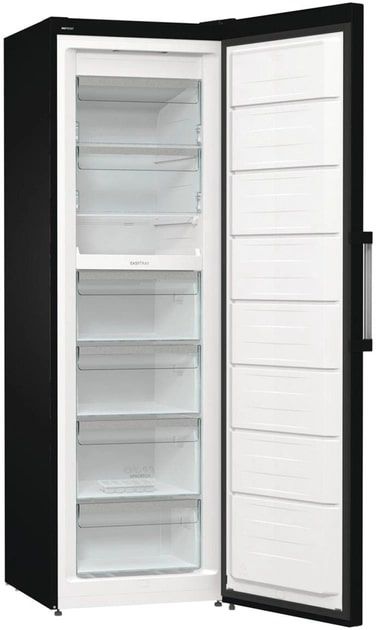 Морозильна камера Gorenje, 185.5x59.5х66.3, 280л, 1дв., A++, NF, диспл зовн., інвертор, чорний