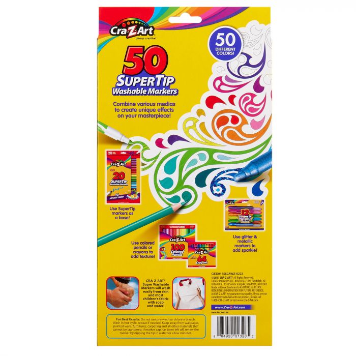 Маркери легкозмивні Cra-Z-Art ароматизовані, 50шт