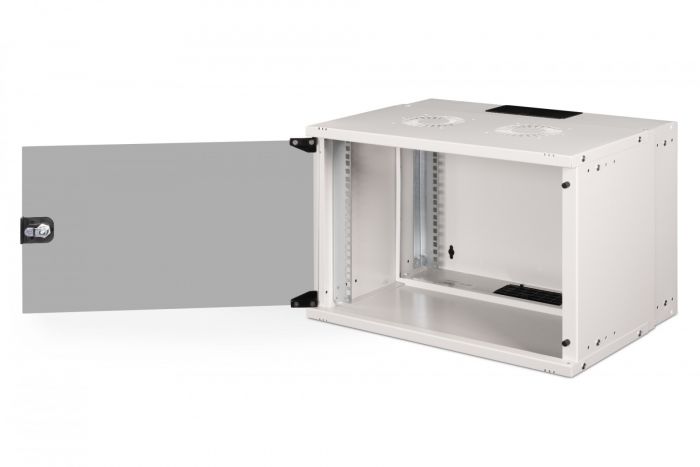 Шафа DIGITUS 19", 7U, SOHO PRO, скляні двері, 540x400 мм, 60кг максимально, сіра