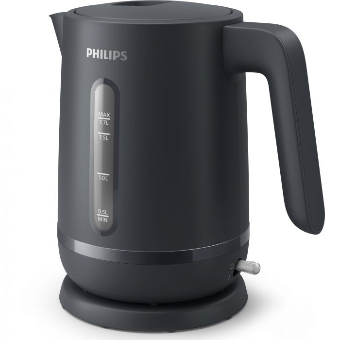 Електрочайник Philips Series 1000, Strix, пластик, мат, чорний