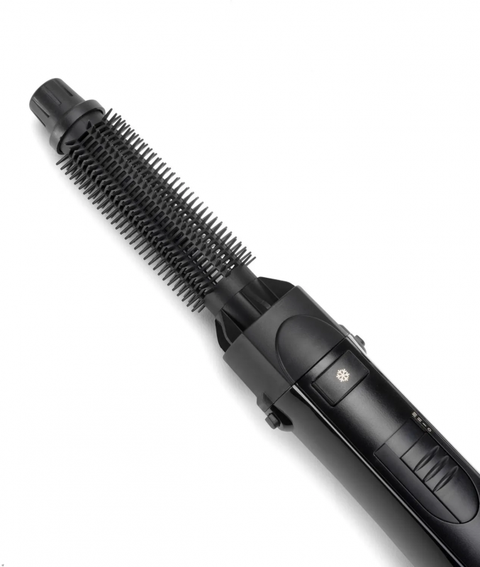 Фен-щітка Babyliss Smooth Finish, 1200Вт, 3 режими, іоніз-я, хол. обдув, кераміка, чорний