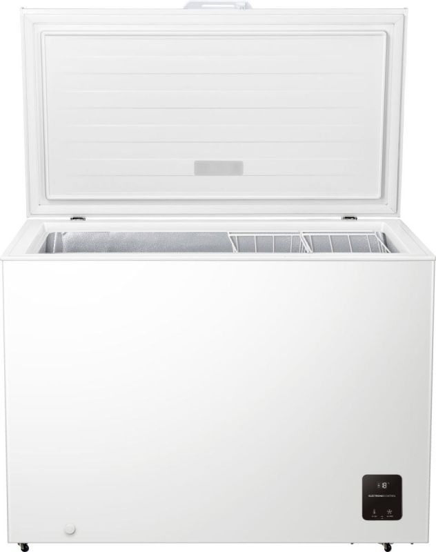 Морозильна скриня Gorenje, 297л, А++, ST, дисплей, білий