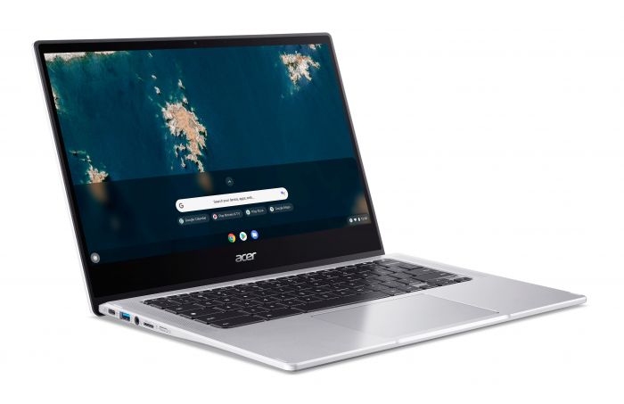 Ноутбук Acer Chromebook Spin CP314-1HN 14" FHD IPS, Intel C N4500, 8GB, F128GB, UMA, ChromeOS, сріблястий