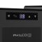 Холодильник Philco для вина, 45х25х50, холод.відд.-21л, зон - 1, бут-8, диспл, підсвітка, металеві полиці, чорний