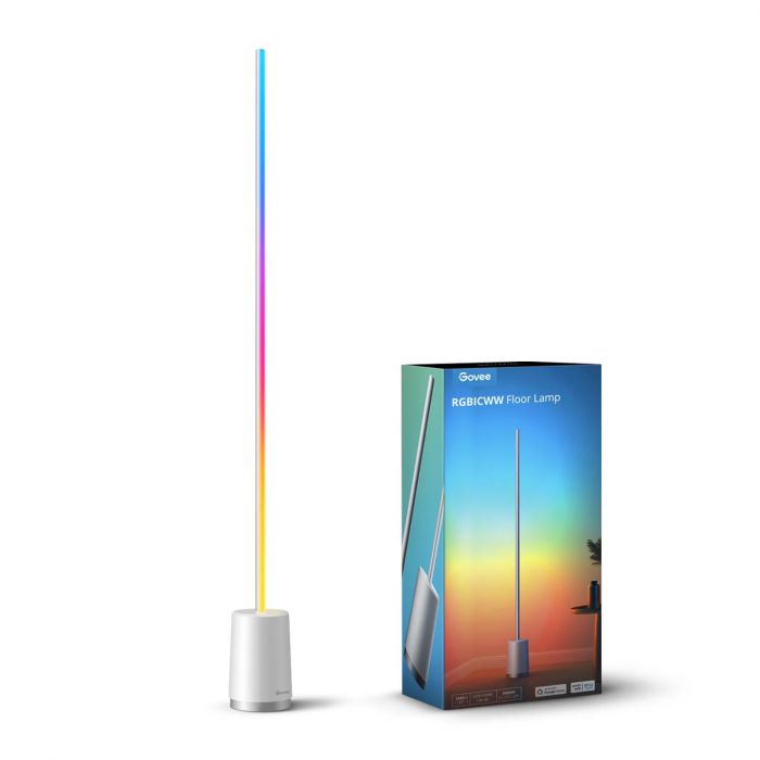 Торшер розумний Govee H6072 Lyra, 1500Lm, RGBICWW, WI-FI/Bluetooth, білий Торшер розумний Govee H6072 Lyra, 1500Lm, RGBICWW, WI-FI/Bluetooth, білий