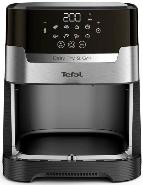 Мультипіч Tefal EasyFry&Grill Precision, 1550Вт, чаша-4.2л, сенсорне керув., пластик, сірий