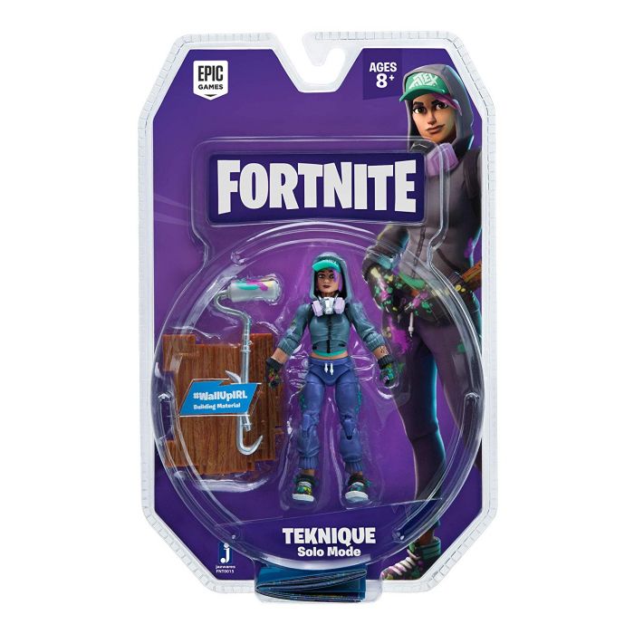 Колекційна фігурка Fortnite Solo Mode Teknique, 10см