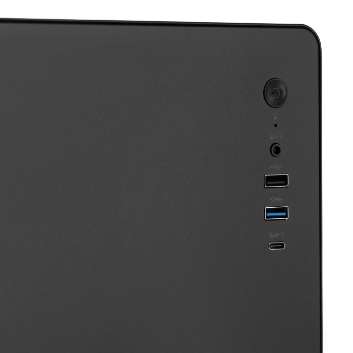 Корпус 2E Credo V500B без БЖ, 1xUSB3.0, 1х USB 2.0, 1xUSB Type-C, 1x120мм, VGA 310мм, ATX, чорний