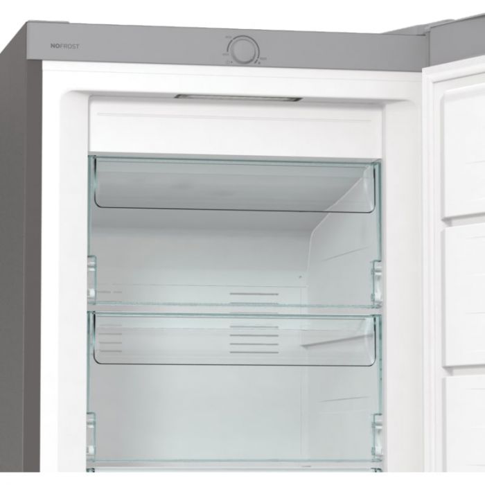 Морозильна камера Gorenje, 185.5x59.5х66.3, 280л, 1дв., A+, NF, сріблястий