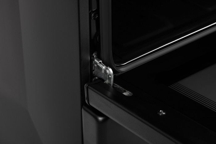 Плита ARDESTO комбі, 52л, 50x60см, конвекція, чавун, підсвічування, форсунки LPG (підключення газового балона), чорний