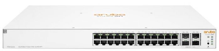 Комутатор HPE Aruba Instant On 1930, 24xGE, 4xSFP+ ports, 195W PoE Class 4, LT Warranty