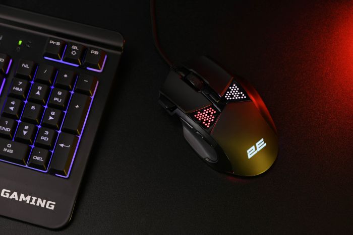 Миша 2E GAMING MG320, RGB, USB-A, чорний