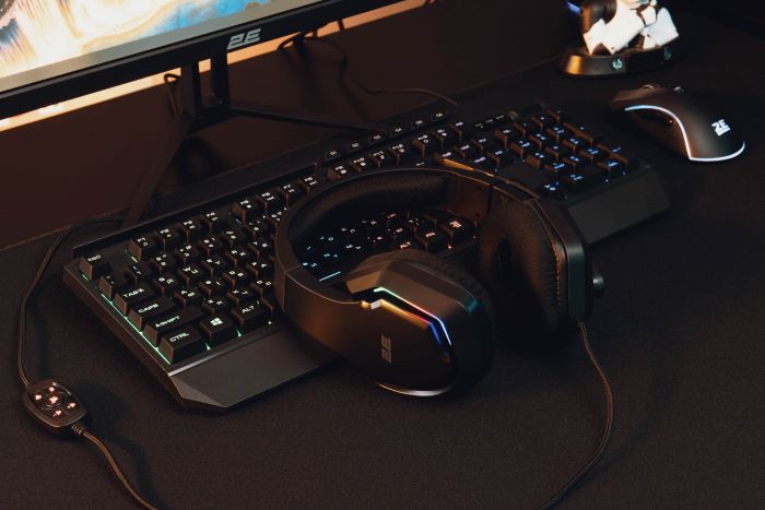 Гарнітура ігрова 2E GAMING HG315, 7.1, USB-A, RGB, 2м, чорний