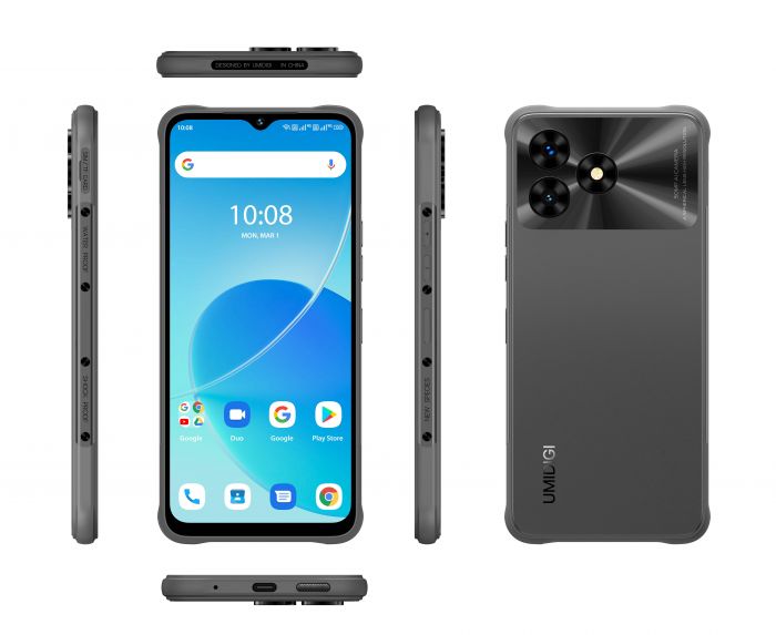 Смартфон UMIDIGI G5 Mecha (RP08) 6.6" 8/128ГБ, 2SIM, 6000мА·год, сірий