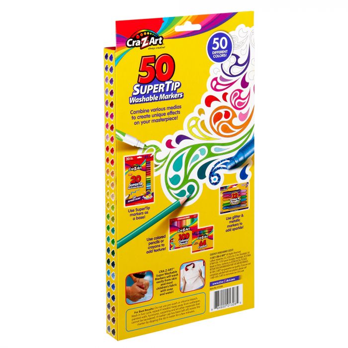 Маркери легкозмивні Cra-Z-Art ароматизовані, 50шт