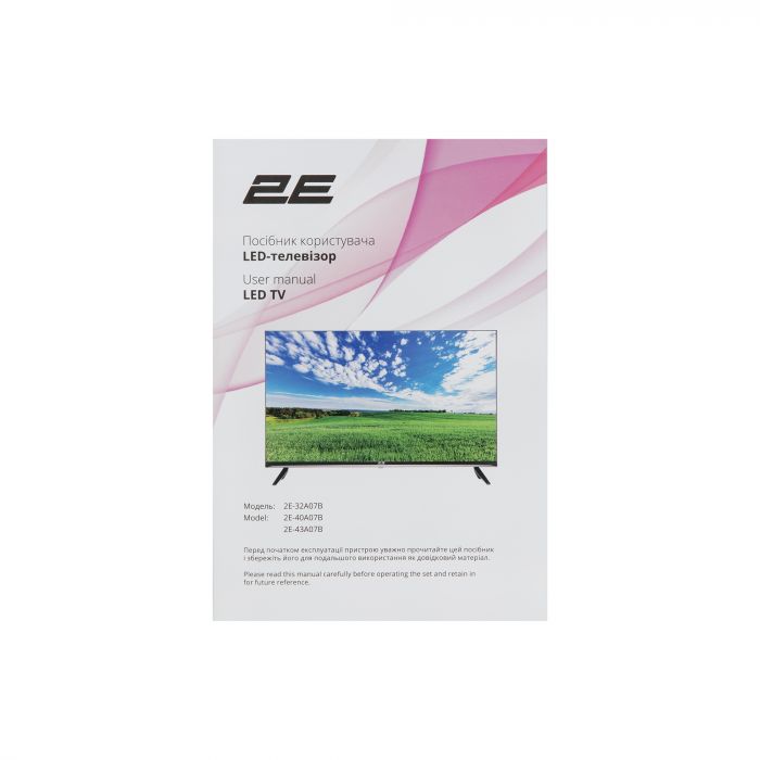 Телевізор 32" 2E LED HD 60Hz Smart Android Black