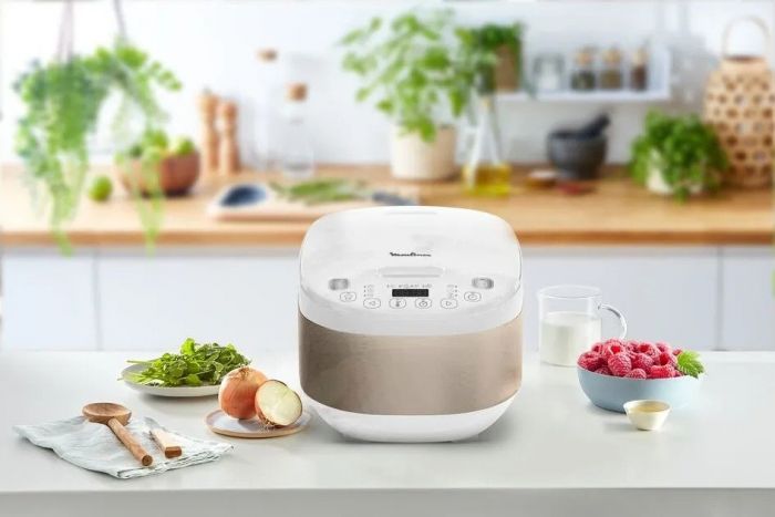 Мультиварка Moulinex SimplyCook Plus, 750Вт, чаша-4л, електронне керув., метал/пластик, білий