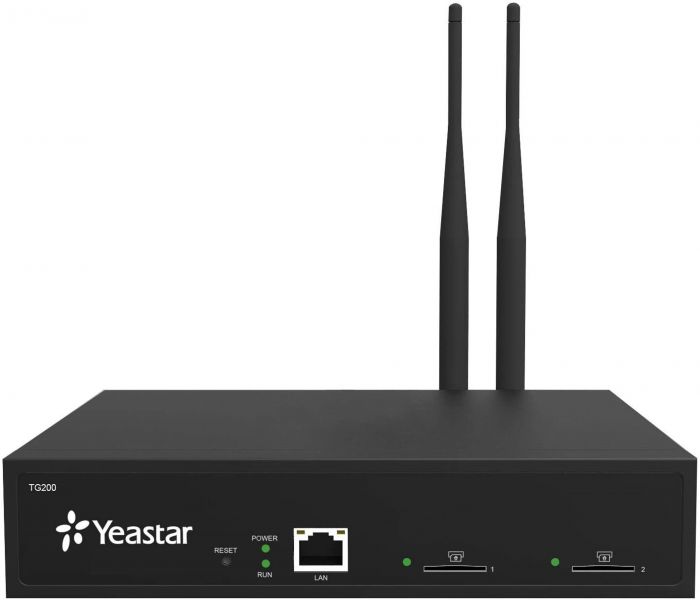 Шлюз VoIP Yeastar TG200G 2xGSM, 1xFE LAN SIP, IAX2