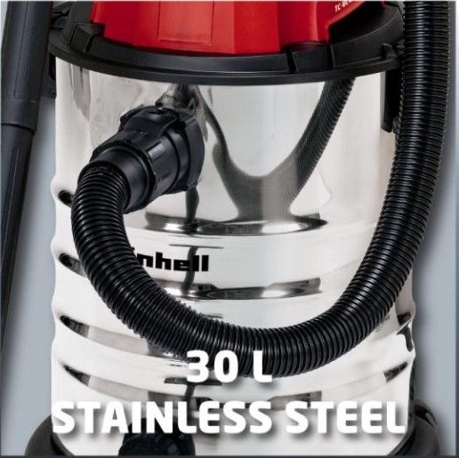 Пилосос професійний Einhell TC-VC 1930 S 190мБар контейнер 30л 5.6кг